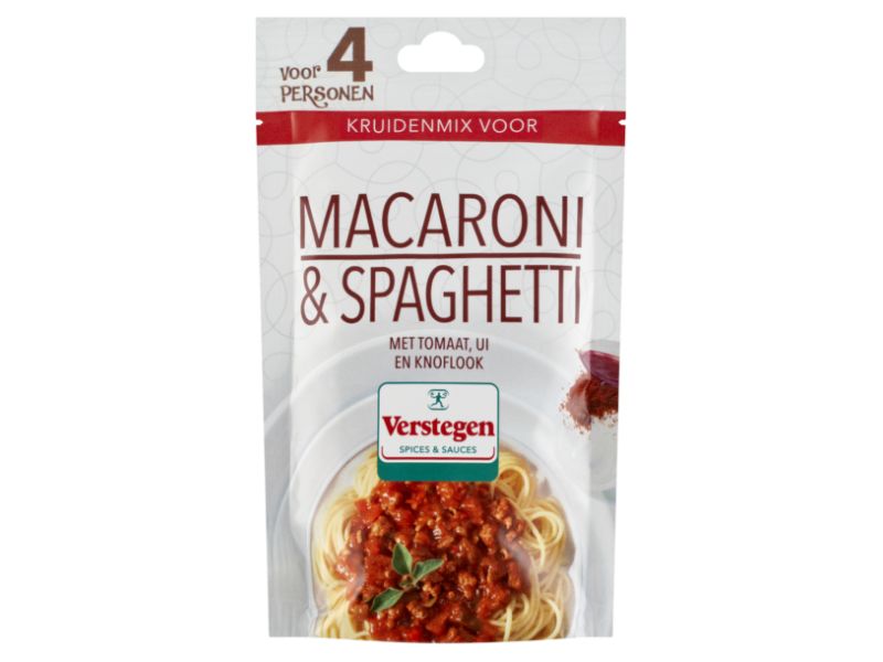 Mix voor Macaroni & Spaghetti (4 personen) - Zakje